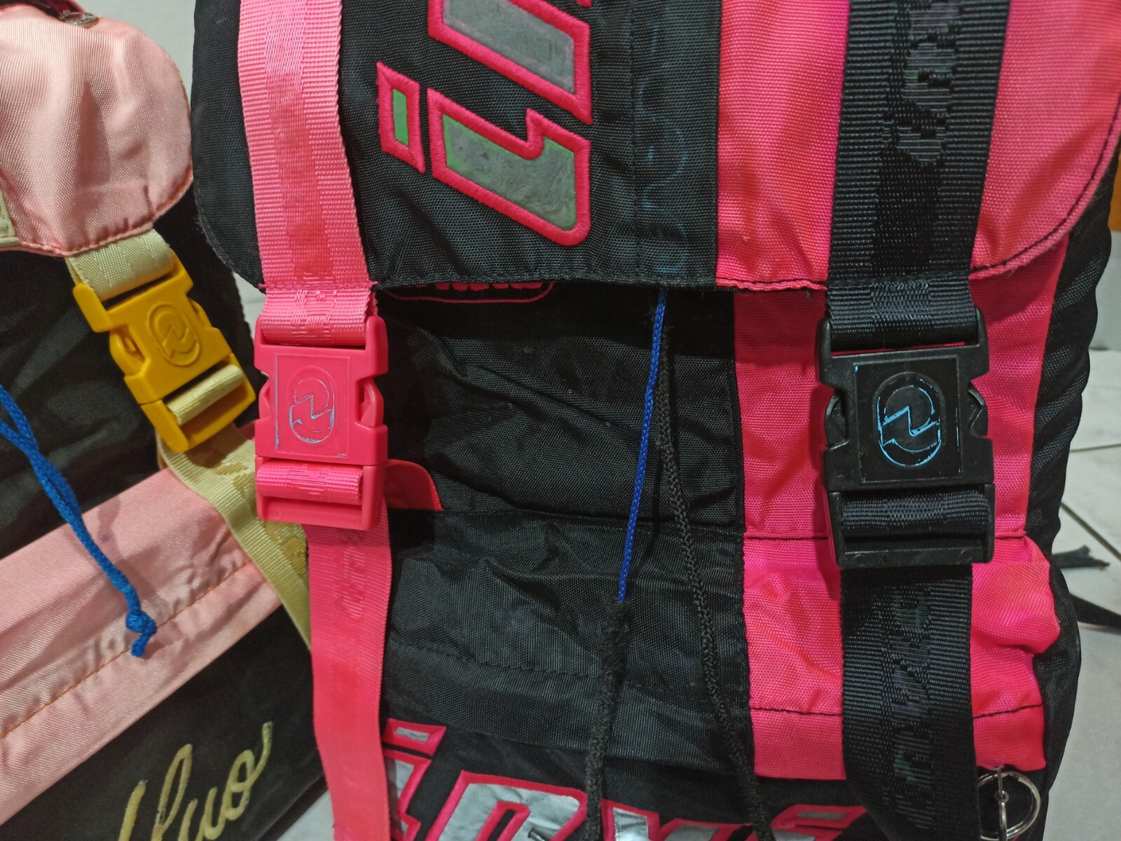 Invicta Three backpack multicolor USED vintage im… - image 18