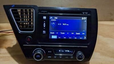 2014-2015 Honda Civic OEM Radio Stereo Cd Player Touch Screen