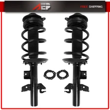 2 Pcs Front Complete Struts Shocks Coil Spring For Jeep Cherokee KL AWD 2014-23
