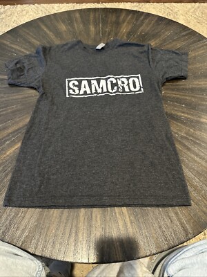 Womens Sons Of Anarchy Samcro Next Level Apparel Tee Size Small Dark Grey 