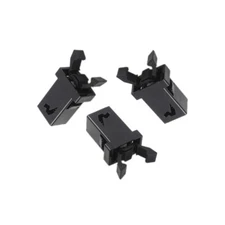 3Pcs Glasses Case Switch Clip Interior-Roof-Spring Plastic Black 4F0-947-117
