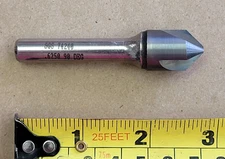 5/8 SGS 74240 3 FLUTE CARBIDE COUNTERSINK 90° 3/8" SHANK DIA, 2-3/4" OAL, ITEM E