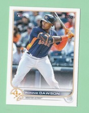 2022 Topps Baseball Series 1 #231 Ronnie Dawson Astros