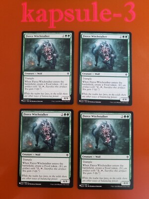 4x Fierce Witchstalker | The List | Throne of Eldraine | MTG Magic Cards | eBay 4x Fierce Witchstalker | The List | Throne of Eldraine | MTG Magic Cards | eBay