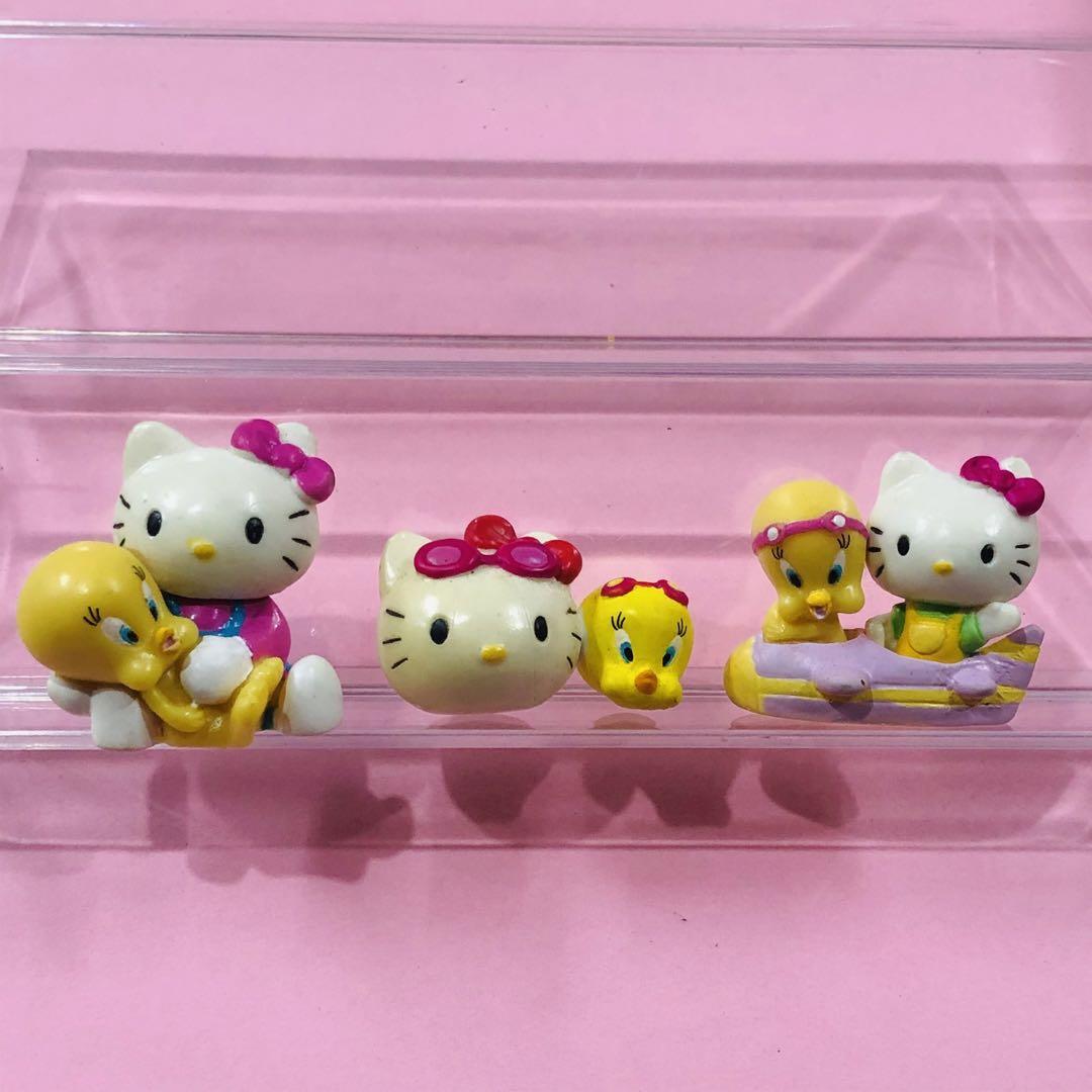 Hello Kitty x Tweety Collaboration Mini Mascot Figure Set of 3