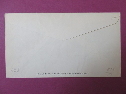 ITALIA 1951 FRANCOBOLLO N. 660 SU BUSTA FDC DEL 5/5/51 VAL. CAT. € 250,00 - Foto 4 di 4