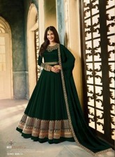Indian Ethnic Bollywood Gown Designer Bridal New Dress Women Top Ethnic Women's