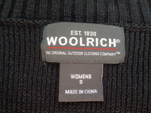 CHRISTMAS/HOLIDAY SWEATER WOMEN'S WOOLRICH BALCK ZIP-UP/SNOWFLAKE/SNOWMAN SM - Picture 7 of 8