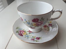Queen Anne Bone China Tea Cup & Saucer England