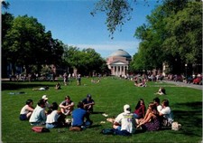 Duke University East Campus Union Building 1985 Students Postcard North Carolina