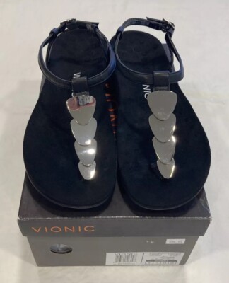 Vionic Rest MIAMI In Black In US sze 9 (fits Like US 9.5-10) Style & Comfy NIB!!
