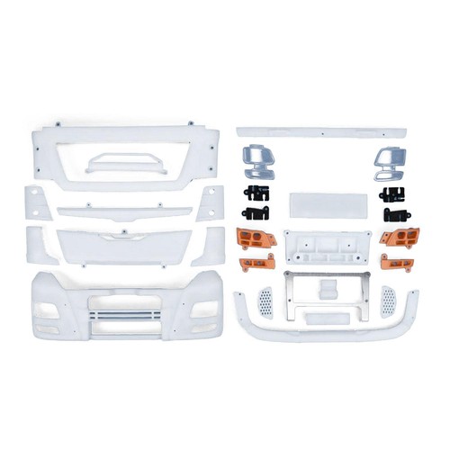 Plastic Front Face Bumper Refit Kits for 1/14 Tamiya RC Tractor Truck TGX Model - Picture 2 of 7