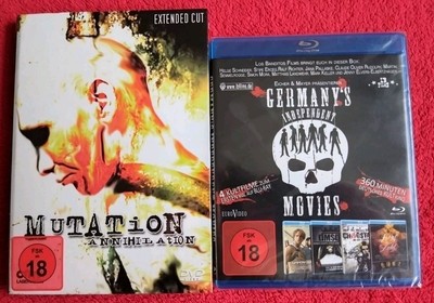 MUTATION ANNIHILATION EXTENDED CUT DVD HARTBOX ZUSTAND NEU/OVP + gratis Blu-ray!