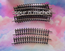 6 gebogene Gleise R1 / 24 Grad Artikel 4914 Spur N Minitrix GEPRÜFT 05