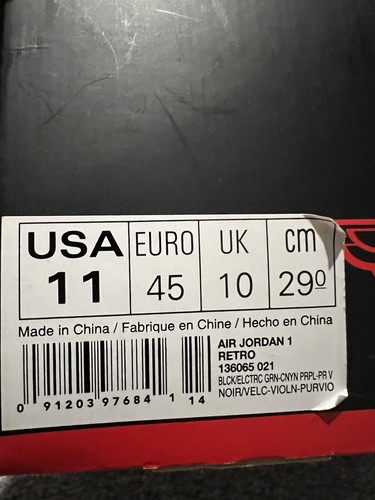 Size 10.5 - Jordan 1 Retro Joker 2013 - Picture 7 of 7