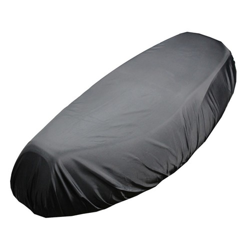 Motorcycle Rain Seat Cover Universal Flexible Waterproof Saddle Cover Black - Picture 3 of 50