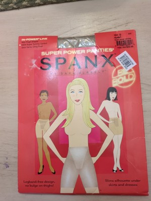 New SPANX Super Power High Waisted Mid Thigh Shaper Nude 1 Size D Slick Yarns