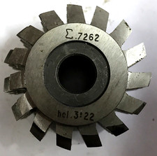 fraise mère 7262 Carpano horloger tour cutting watchmakers cutter roue pinion 25