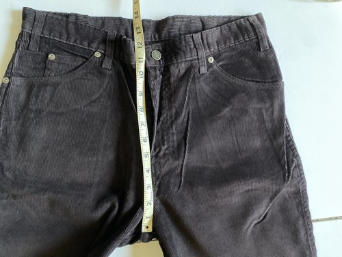NWT Vintage Dickies 34x30 Men's Corduroy Pants Dark Brown Work N.O.S. New NOS - Picture 5 of 16