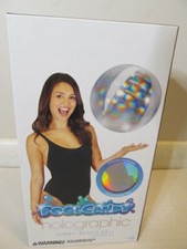 Pool Candy Holographic Jumbo 13.75" Diameter Beach Ball for Ages 6  
