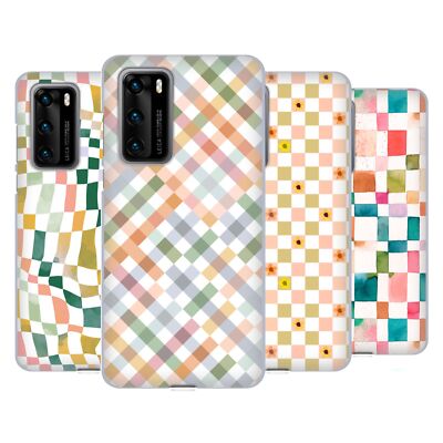OFFICIAL NINOLA CHECKER PATTERN GEL CASE FOR HUAWEI PHONES 4
