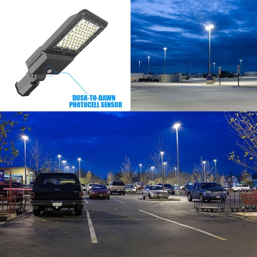 277V LED Parking Lot Light,200W Street Pole Commercial Shoebox Light AC 100-277V - Picture 15 of 36