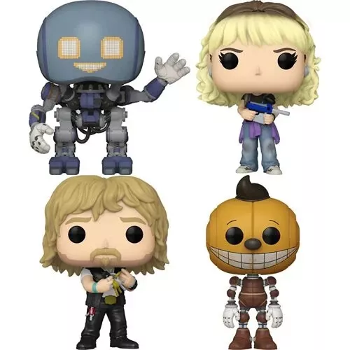 Funko POP! Movies Netflix The Electric State Set of 4 Figures + Protectors
