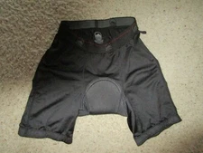 Men's ZOIC Bike Shorts NEW Black Padded Training Cycling Poly/Spandex Cycle Sz S