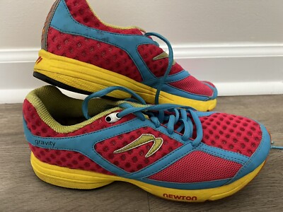 Newton Gravity Size US 9 Womens Running Shoes Red Blue Yellow W000213