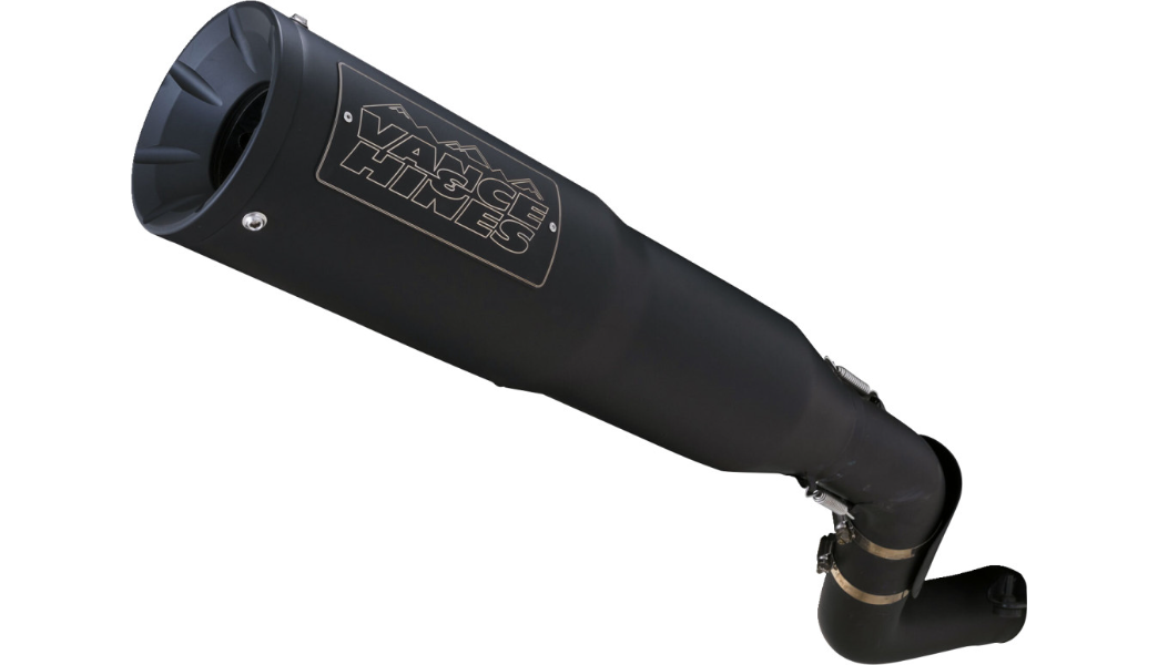 Vance & Hines 46533 Black Adventure Hi-Output 450 Slip On Muffler