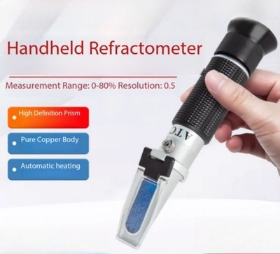 Handheld Cutting Fluid Concentration Meter, Sugar Content Tester, Refractometer