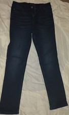Tommy Hilfiger Boys Blue Jeans Slim stretch straight Size 14 Adjustable Waist