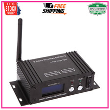DMX 512 Controller 2.4G Wireless Transmitter Receiver LCD Display Power Adjustab