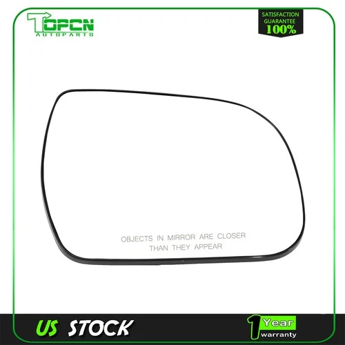 For 2011-14 TOYOTA SIENNA Side Mirror Chrome CONVEX+W Glass(Right/Passenger)Side