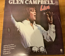 GLEN CAMPBELL, LIVE, VINYL LP EXC. COND.
