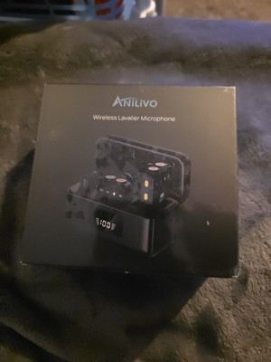 Anilivo Plug And Play Wireless Lavalier Microphone - Black (30 Meter Connection)
