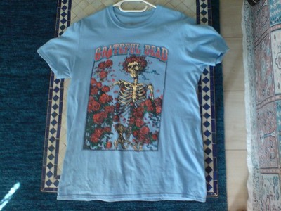 GRATEFUL DEAD Bertha Logo Blue T SHIRT - Gr. M gebraucht in gutem Zustand