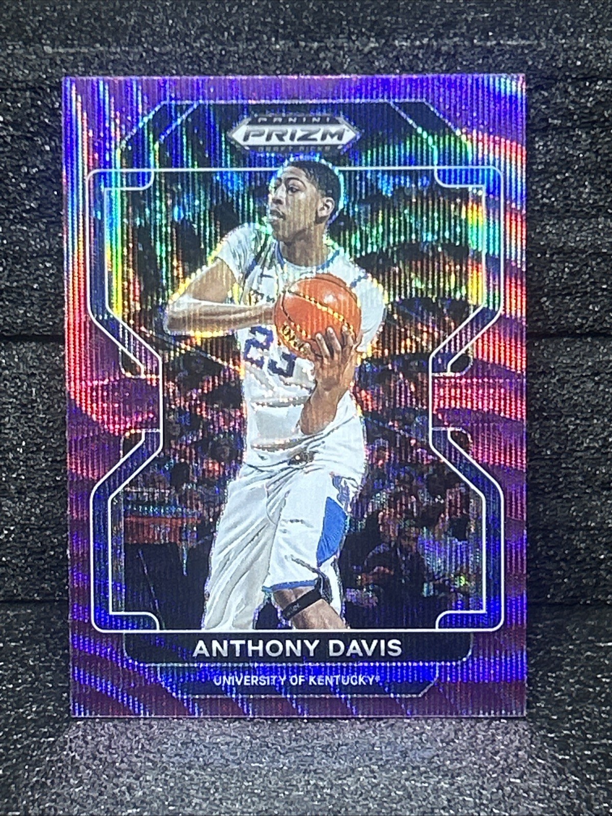 2022-23 Panini Prizm Draft Picks - Anthony Davis #2 Purple Wave Prizm