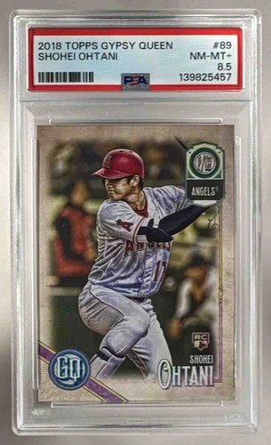 139825457 Shohei Ohtani 2018 Topps Gypsy Queen #89 Rookie RC PSA 8.5