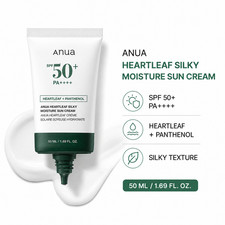 ANUA Heartleaf Sun Cream SPF50 PA   50ml 1.69oz Korean Moisturizing Sunscree