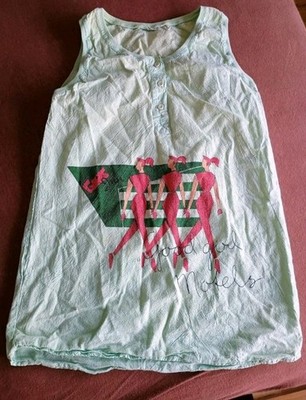 True Vintage Top Shirt Hellblau Größe M Good Girl Motels Damen