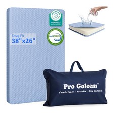 Pack and Play Mattress 38"x26" for Babies Toddler Infant Blue