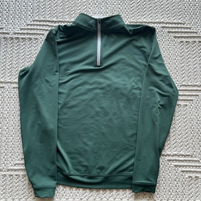 Peter Millar Green Quarter Zip M Pullover Perth Performance Golf Highlands CC 