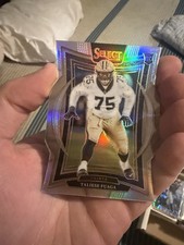 Taliese Fuaga 2024 Panini Select #56 Saints RC Silver Prizm Die Cut
