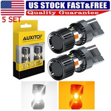 7443 7440 992 T20 White Amber Led Parking Light Drl Turn Signal Light Error Free