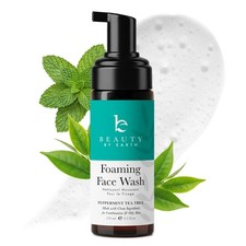 Foaming Face Wash Cleanser Natural Organic Ingredients, Vegan Facial Wash...