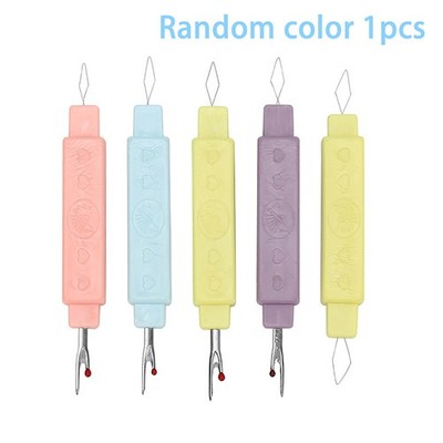 Sewing Needle Threader Seam Ripper Dual Purpose Sewing Tool Thread Cutter