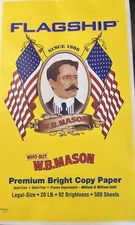 Premium Bright Copy Paper Legal-Size • 20 LB.• 92 Brightness • 500 Sheets