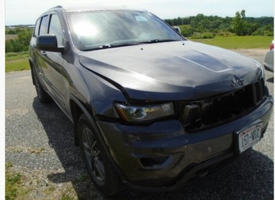 Used Driving Light fits: 2016 Jeep Grand cherokee Fog-Driving bumper mounted Gra