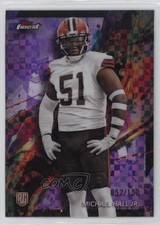 2024 Topps Finest Common Purple Checkerboard Refractor /150 Michael Hall Jr 8d2